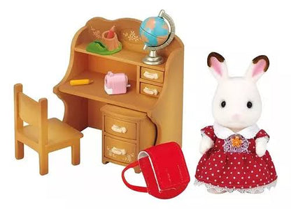 Sylvanian families set de escritorio Freya conejo chocolate