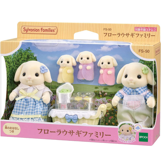 Sylvanian families conejos flora