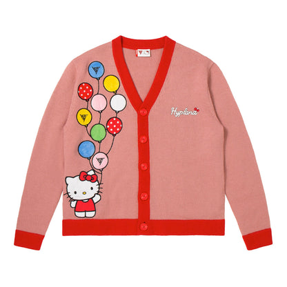 Hello Kitty ballons cardigan red