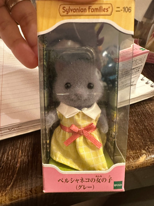 Sylvanian families Persa gris gatita