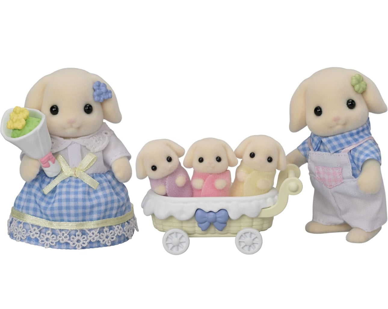 Sylvanian families conejos flora