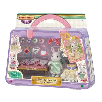 Sylvanian families coneja fashion play set joyas y gemas