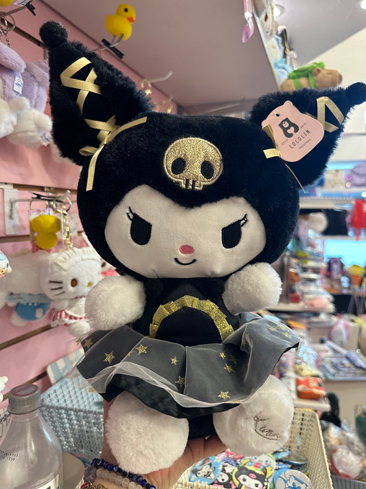 Kuromi peluche dorado