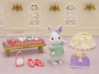 Sylvanian families coneja fashion play set joyas y gemas