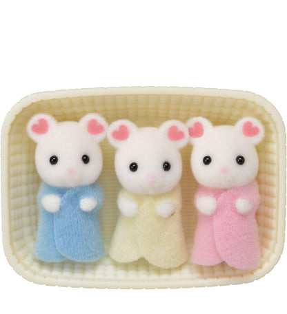 Sylvanian families ratones trillizas