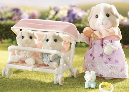 Sylvanian families juego de carreola Patty y Paden