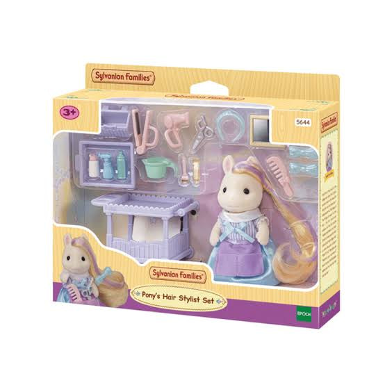 Sylvanian families pony hair stylist set