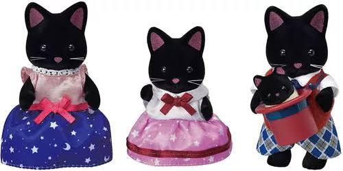 Sylvanian families gatos negros