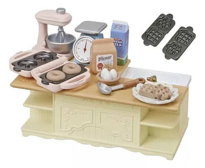 Sylvanian families isla de cocina