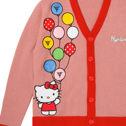 Hello Kitty ballons cardigan red