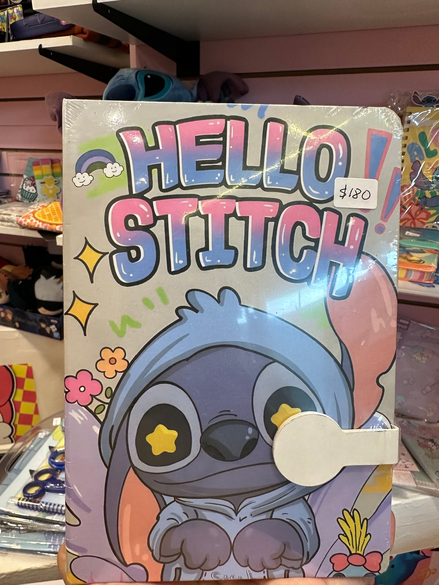 Hello Stitch libreta