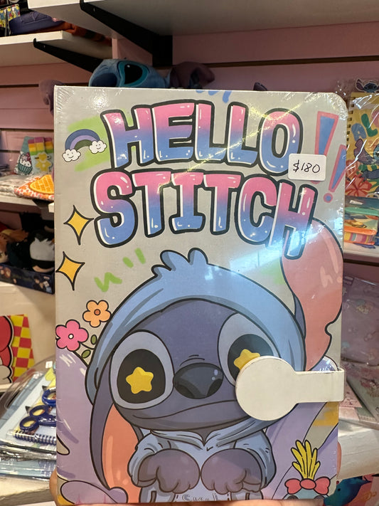 Hello Stitch libreta