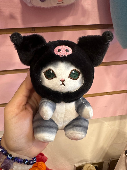 Kuromi gatito llavero de peluche