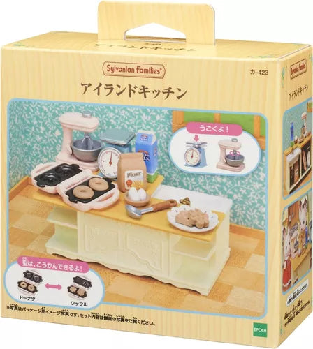 Sylvanian families isla de cocina