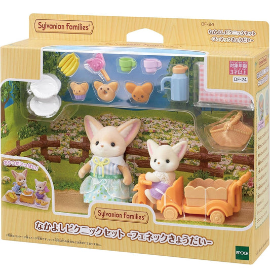 Sylvanian families zorros fenec set de picnic