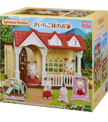 Sylvanian families casa con conejo chocolate