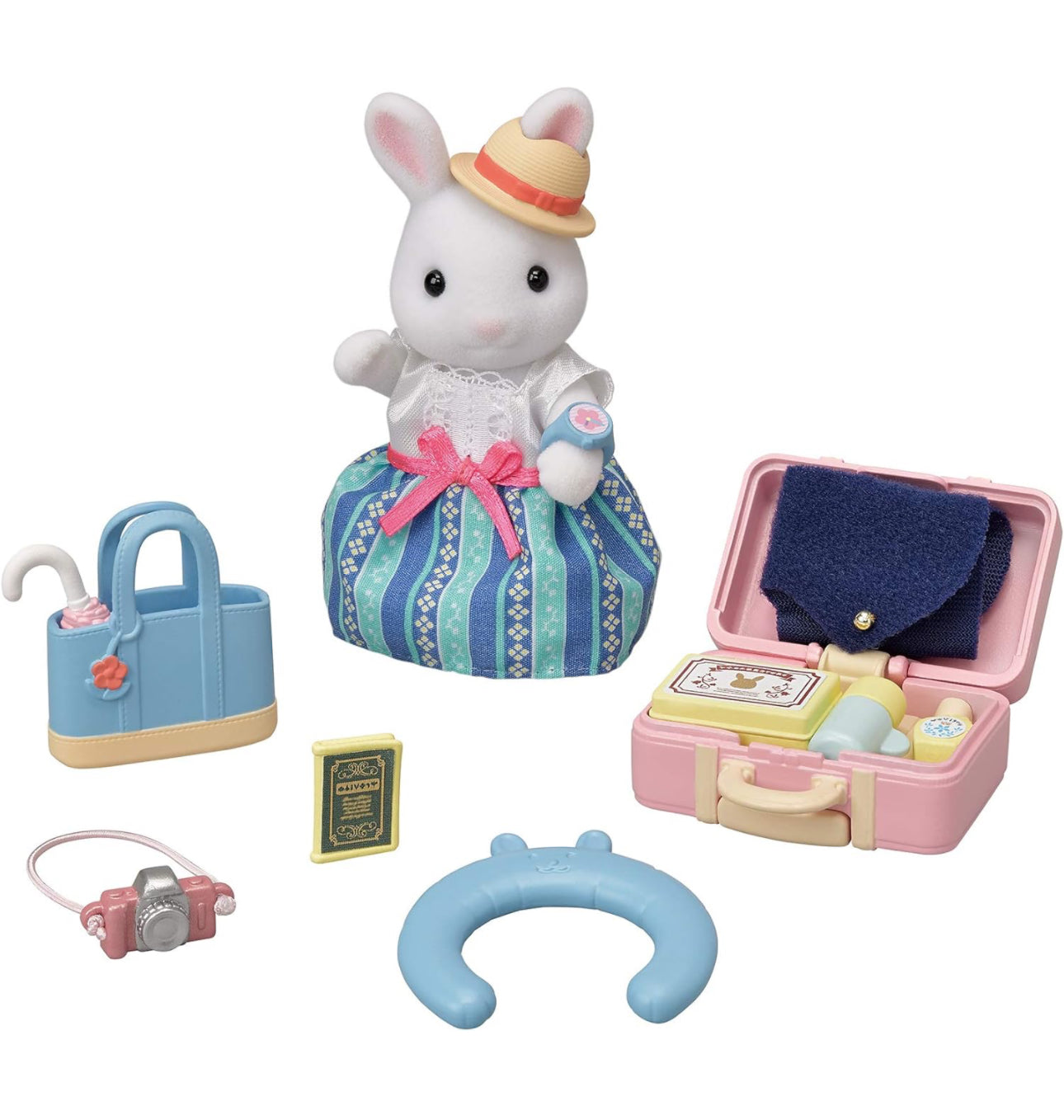 Sylvanian families set de viaje coneja blanca