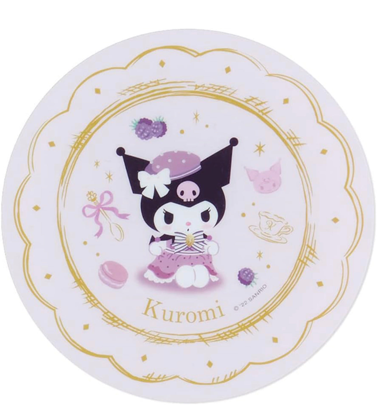 Kuromi sanrio tea room display stand