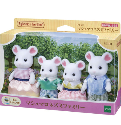 Sylvanian families ratones blancos