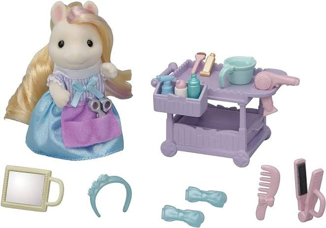 Sylvanian families pony hair stylist set