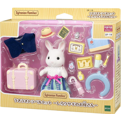 Sylvanian families set de viaje coneja blanca