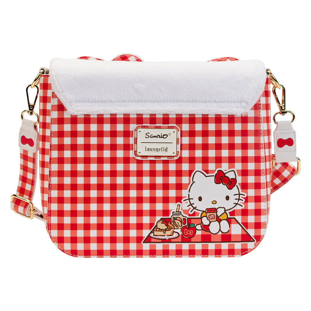 Hello Kitty loungefly gingham crossbody