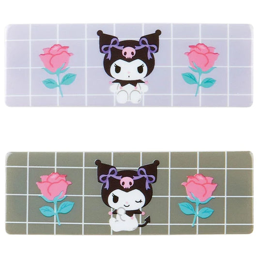 Kuromi sanrio hair clip square