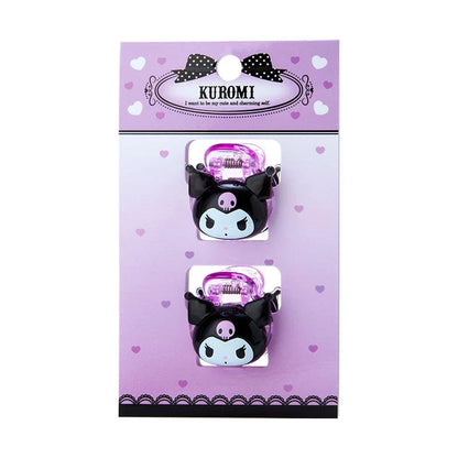 Kuromi sanrio pinzas para cabello