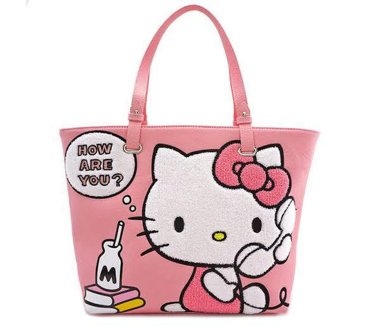 Hello Kitty loungefly call me tote bag