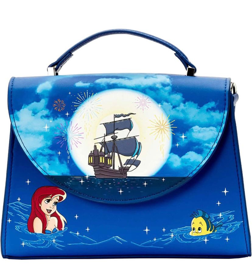 Ariel loungefly crossbody bag