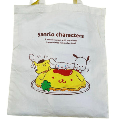 Sanrio Character omelette tote bag